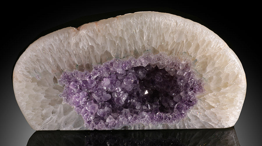 Base Cut Amethyst Geode