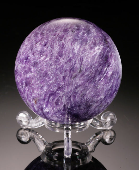 Charoite Sphere (with stand)