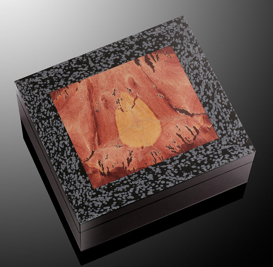 Jasper & Obsidian Gem Box