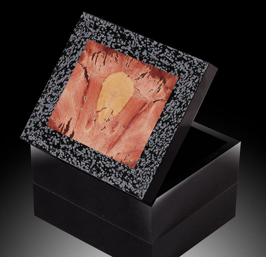 Jasper & Obsidian Gem Box