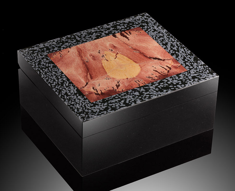 Jasper & Obsidian Gem Box
