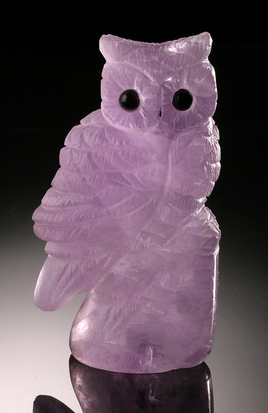 Fluorite Owl Carving