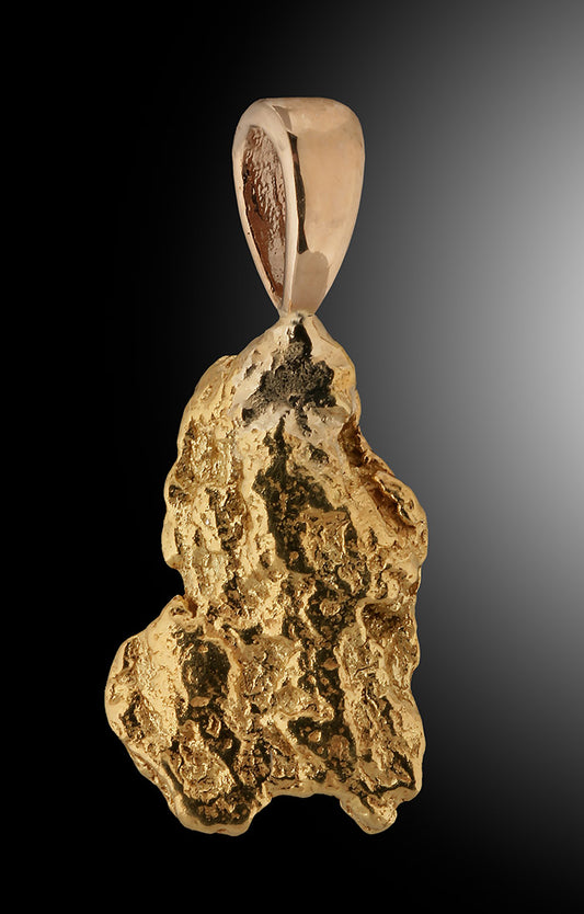 Alaskan Gold Nugget Pendant (14k yellow gold)