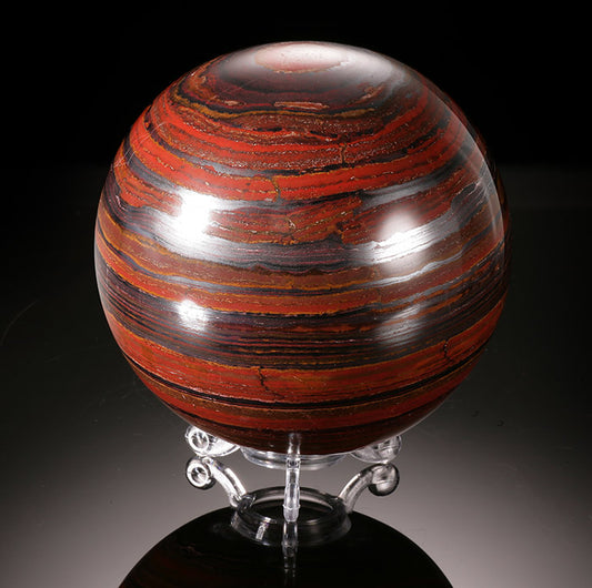 Tiger Iron Sphere (with stand)