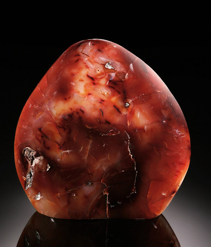 6-1/2" Base-Cut Carnelian