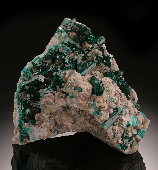 Dioptase Crystal Cluster