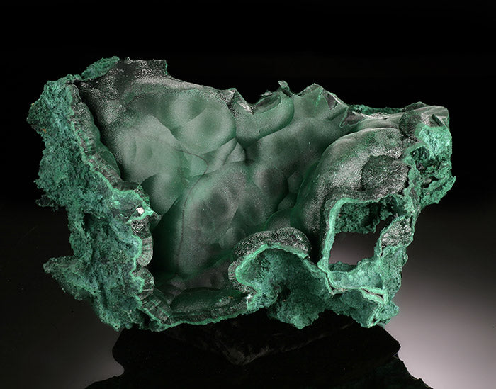 Druzy & Velvet Malachite Specimen