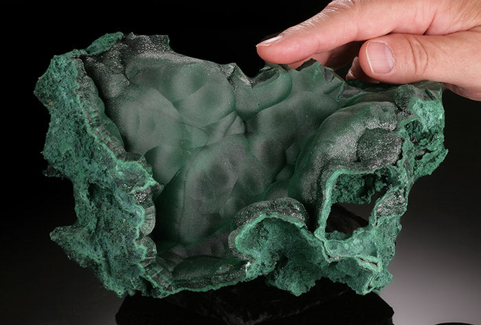 Druzy & Velvet Malachite Specimen