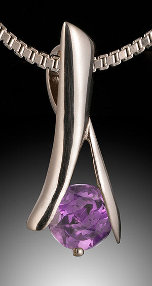 Gemstone "Branch" Pendant with Chain