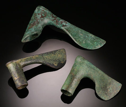 Luristan Bronze Axe Set w/ Case