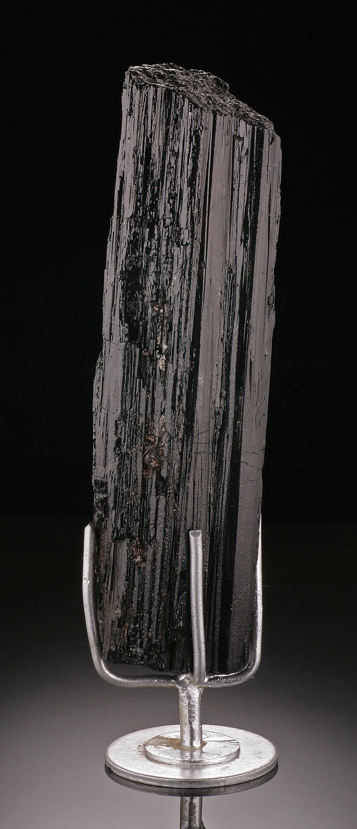 Rough Black Tourmaline w/ Custom Stand