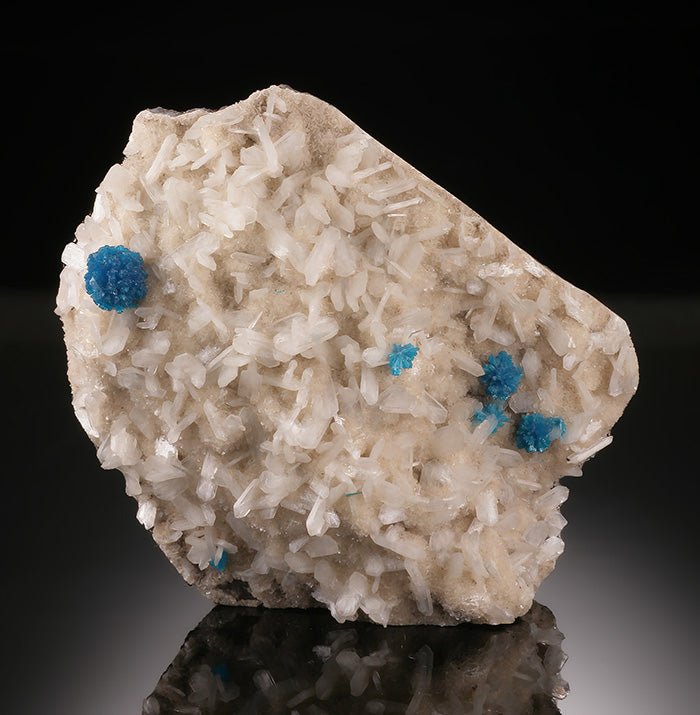 Cavansite on Stilbite
