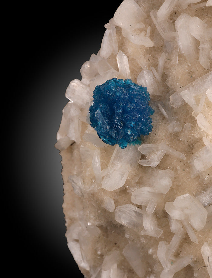 Cavansite on Stilbite