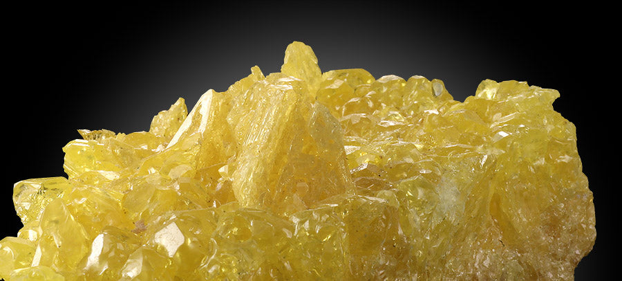 Sulfur Crystal Cluster