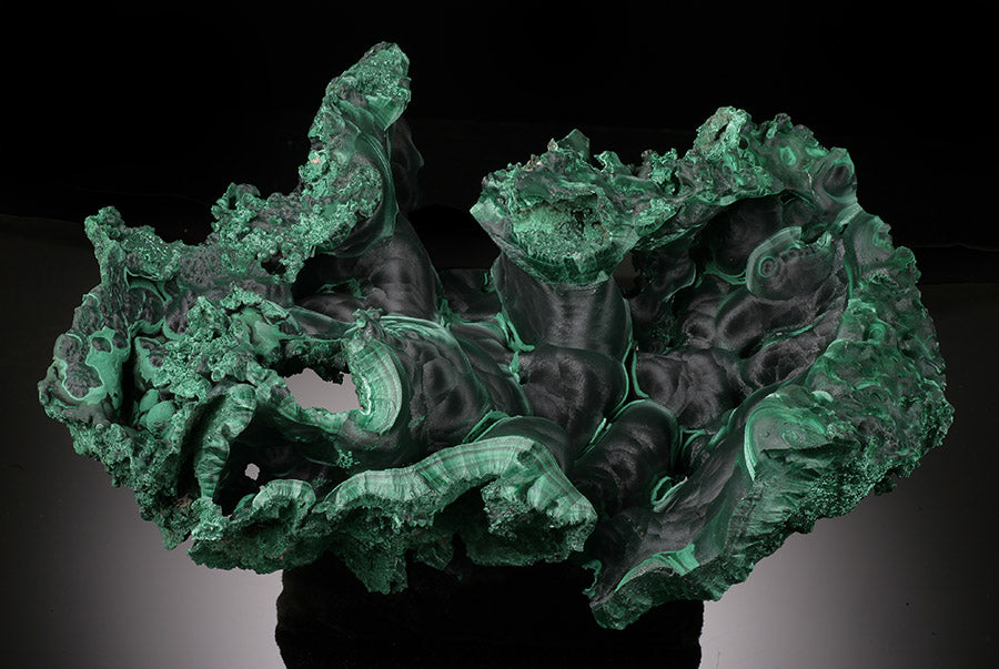 Museum-Quality Velvet Malachite