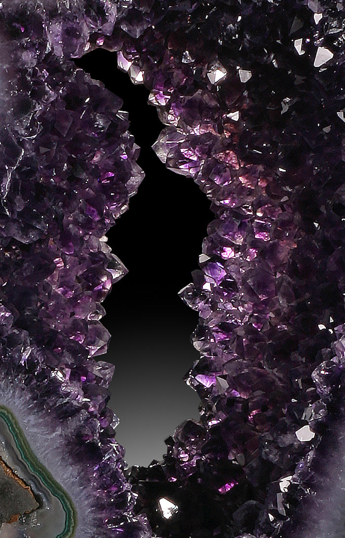 Amethyst "Open" Geode in Stand