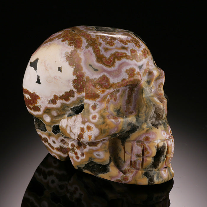 2-1/4" Ocean Jasper Skull