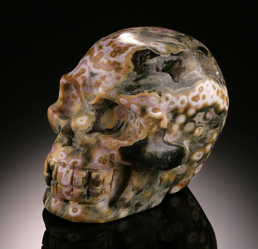 2-1/4" Ocean Jasper Skull