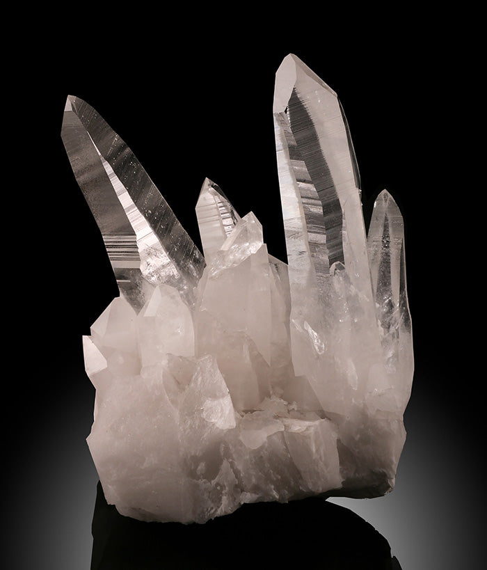 10" Tall Lemurian Quartz Cluster