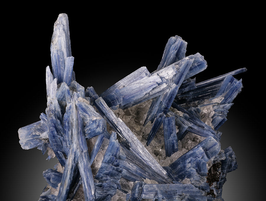 Kyanite in Quartz with Custom Stand