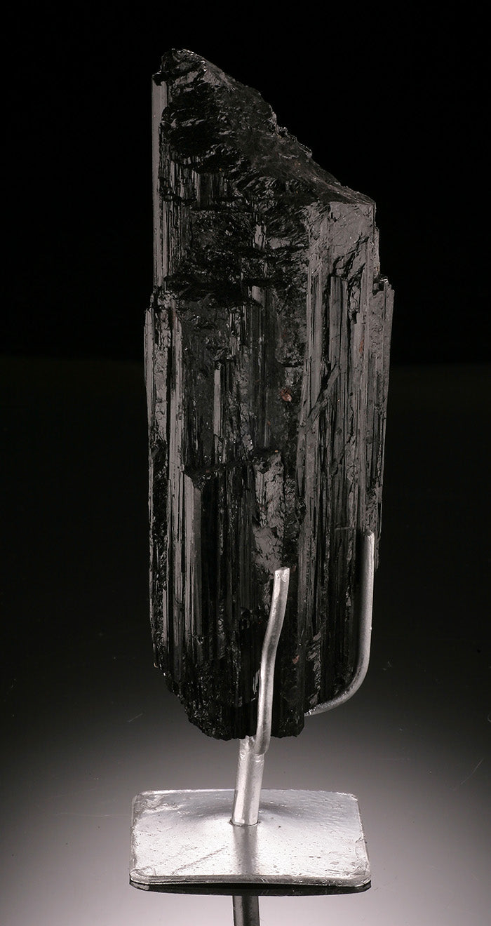 Brazilian Black Tourmaline in Stand