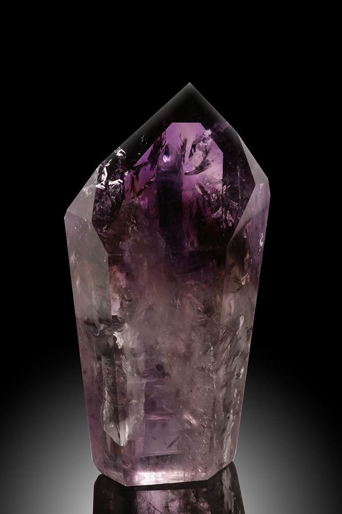 4" Polished Amethyst Point