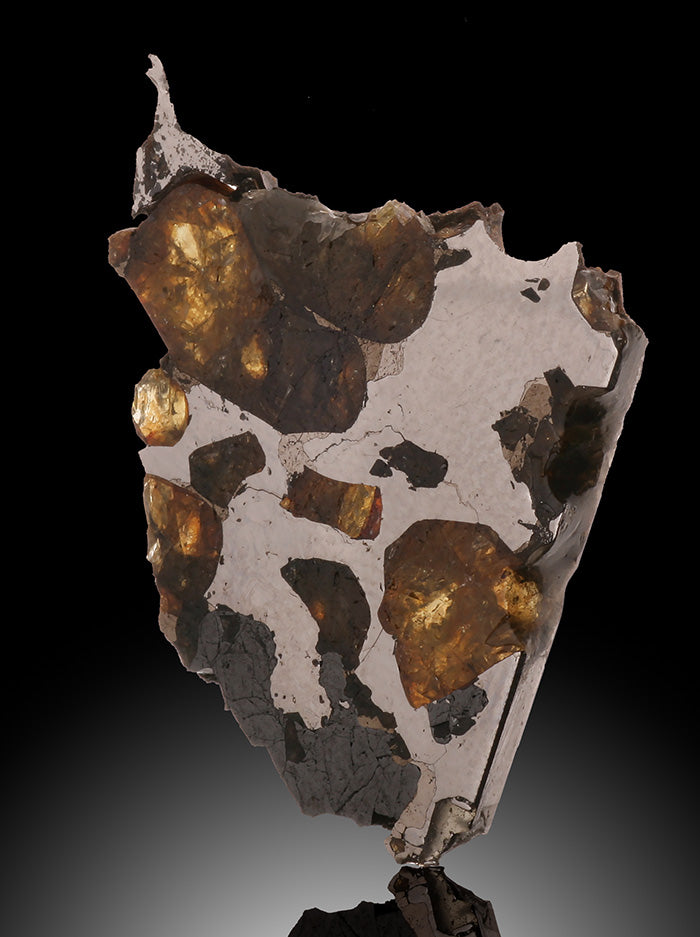 3.4g Brenham Meteorite (Stony Iron Pallasite)