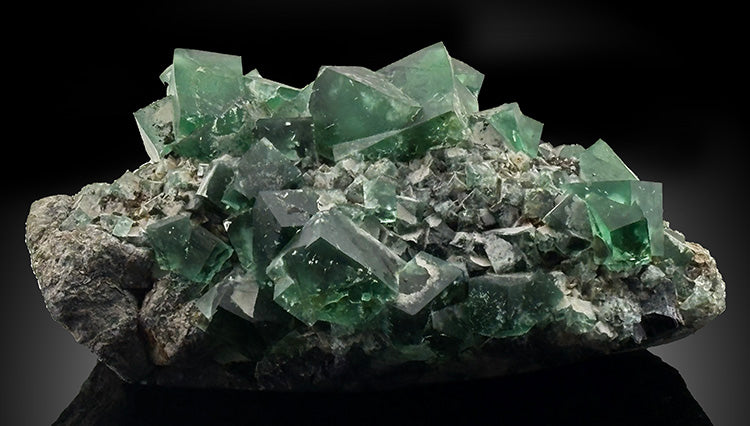 4-1/2" Diana Maria Fluorite Cluster (Fluorescent)