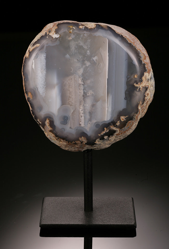 Brazilian Agate on Display Stand