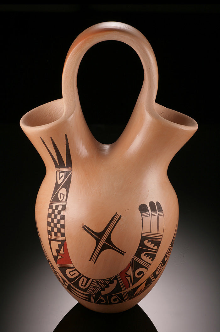 10" Ceremonial Wedding Vase - Antoinette Honie, Hopi-Tewa