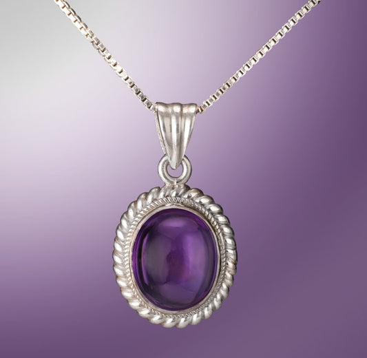 Large Amethyst Pendant