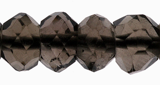 4mm Smokey Quartz Gemstone Beads
