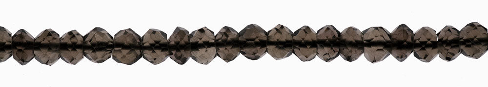 4mm Smokey Quartz Gemstone Beads