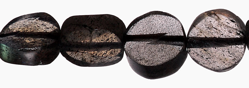 Labradorite Coin Beads