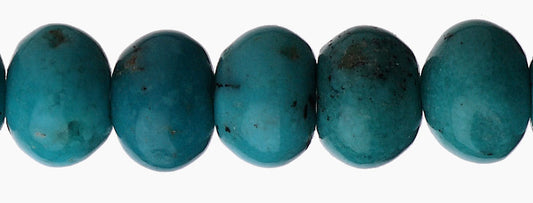 5mm Turquoise Roundelle Beads