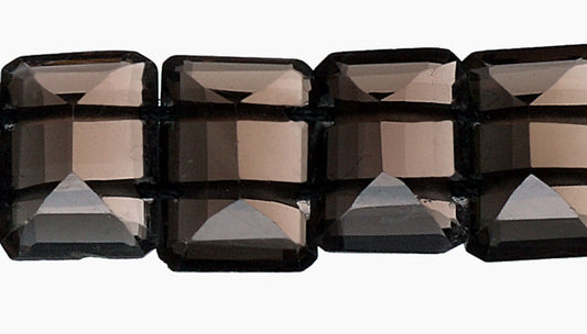 Double Drilled Gemstone - Smokey Quartz