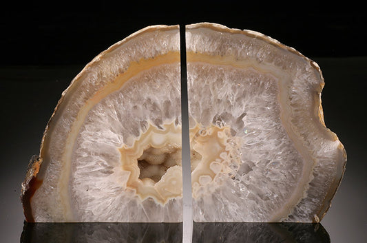 Agate/Geode Bookends