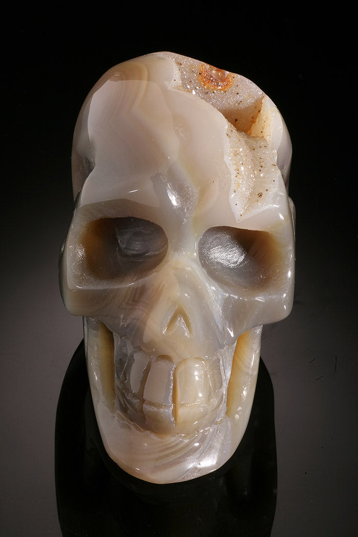 Brazilian Agate Skull