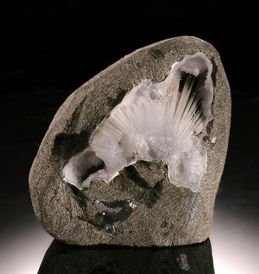 Scolecite Geode, India