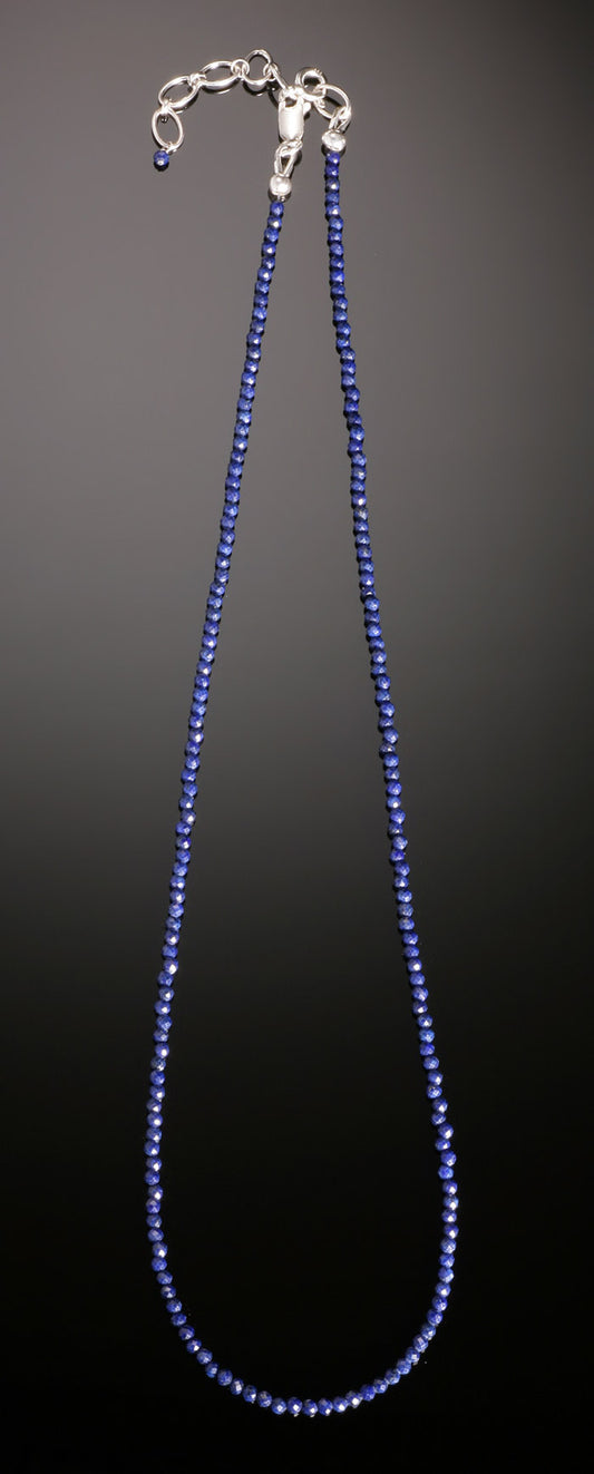 Lapis Lazuli Micro-Bead Necklace