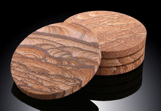 Utah Sandstone Coasters