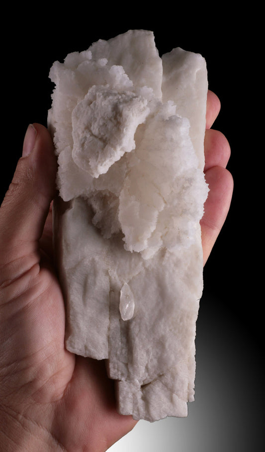 6.5" Berylonite, Quartz, Microline Cluster