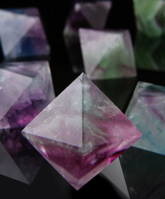 Polished Fluorite Octahedron
