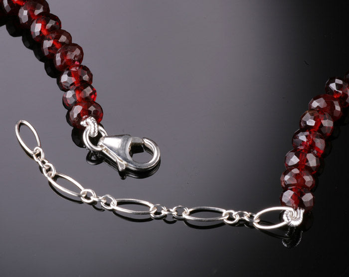 5mm Garnet Necklace