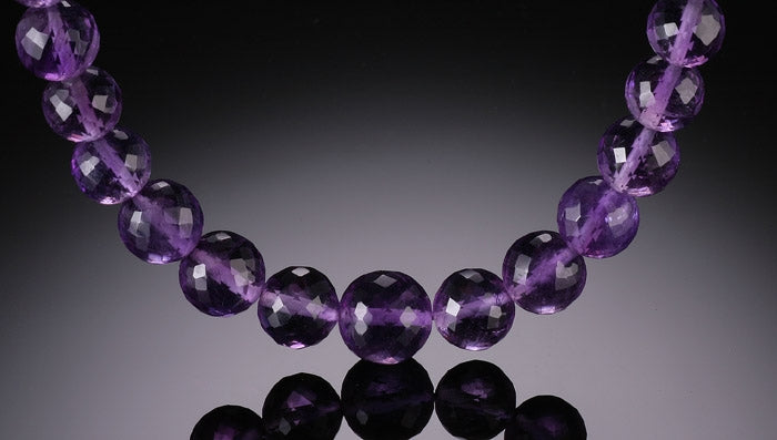 Facetted Amethyst Necklace
