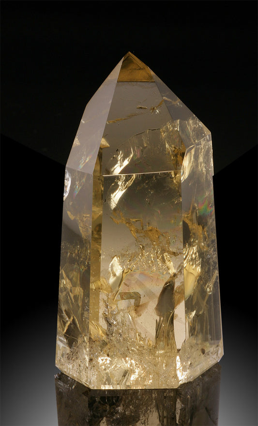 Polished Natural Citrine Point