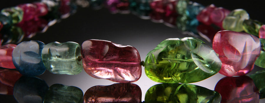 Stunning Multi-colored Tourmaline necklace