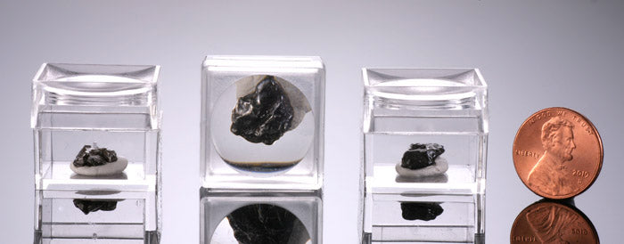 Nantan Meteorite in Magnifying Box