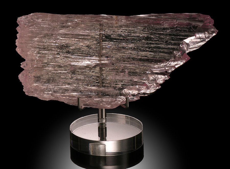 Double Terminated Kunzite (with stand)