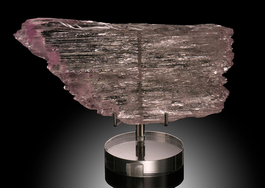 Double Terminated Kunzite (with stand)